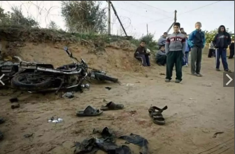 האופנוע שהתפוצץ (צילום מסך מטוויטר)