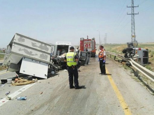 כביש 383 צילום מד"א