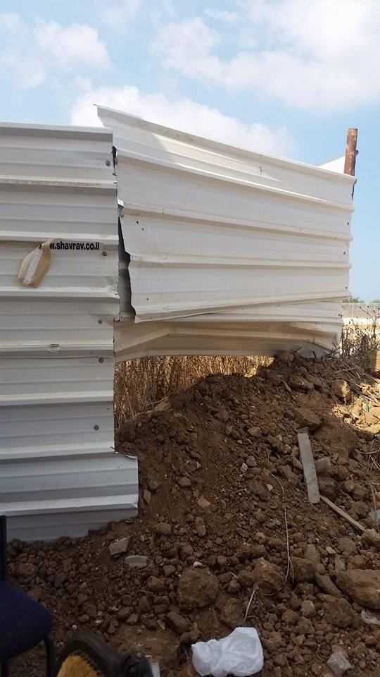 בית הספר עדיין בשיפוצים