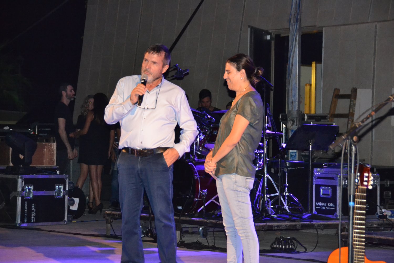 חן טהר וראש המועצה דרור שור