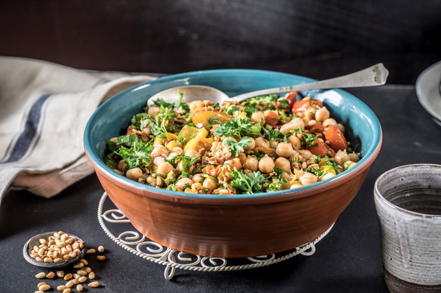 סלט קטניות. צילום: יחצ מאסטר שף