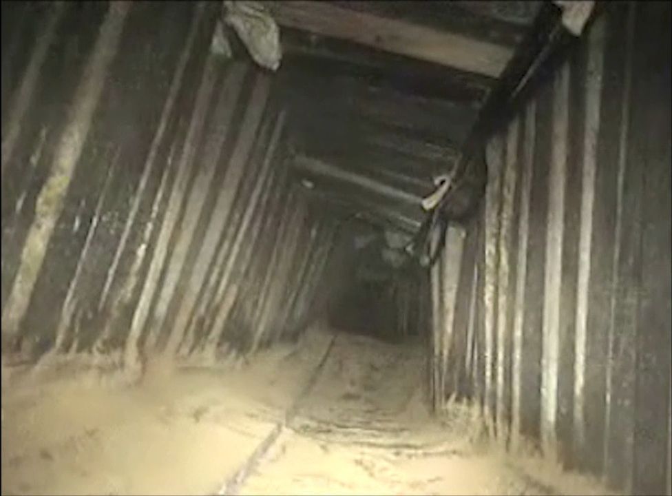 המנהרה שנחשפה