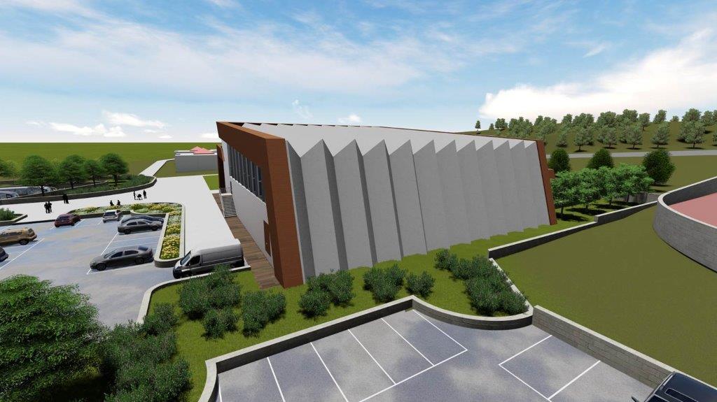 הדמיה של המרכז. באדיבות: גיבור אדריכלים