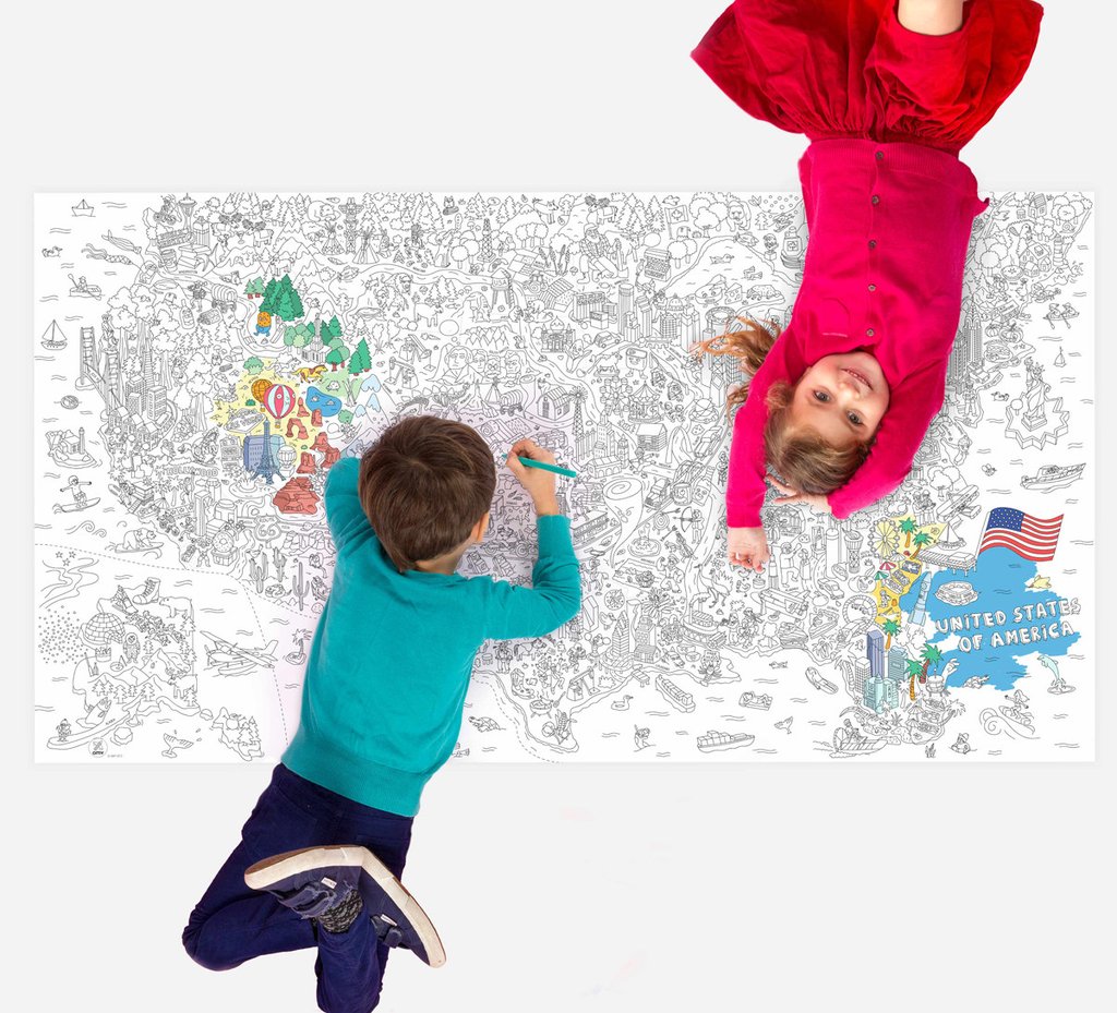 פוסטר ענק לצביעה של OMY. יח"צ