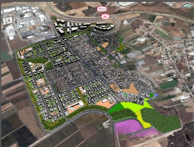 מבט ציפור לב העיר