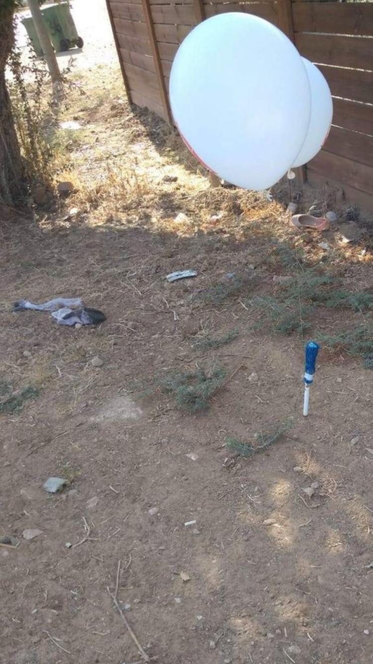 בלון תבערה בתלמים