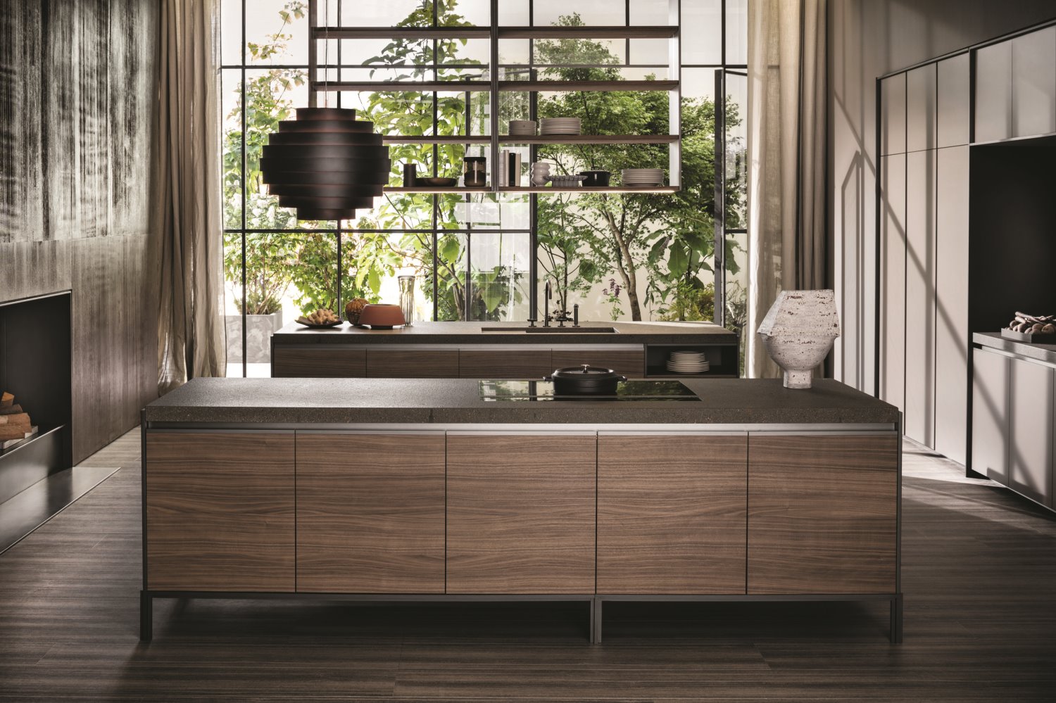 חומריות טבעית ומראה נקי, המצניע את כל הפעילות הרוחשת של המטבח. מטבחי דאדא, טולמנ'ס