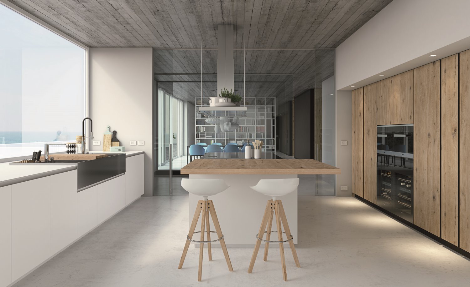 שילוב של אלמנטים מסורתיים בעיצוב מודרני ונקי — תמונת מראה לתפיסת העיצוב, שתלווה אותנו בשנים הקרובות. מטבחי דא קוצ'ינה