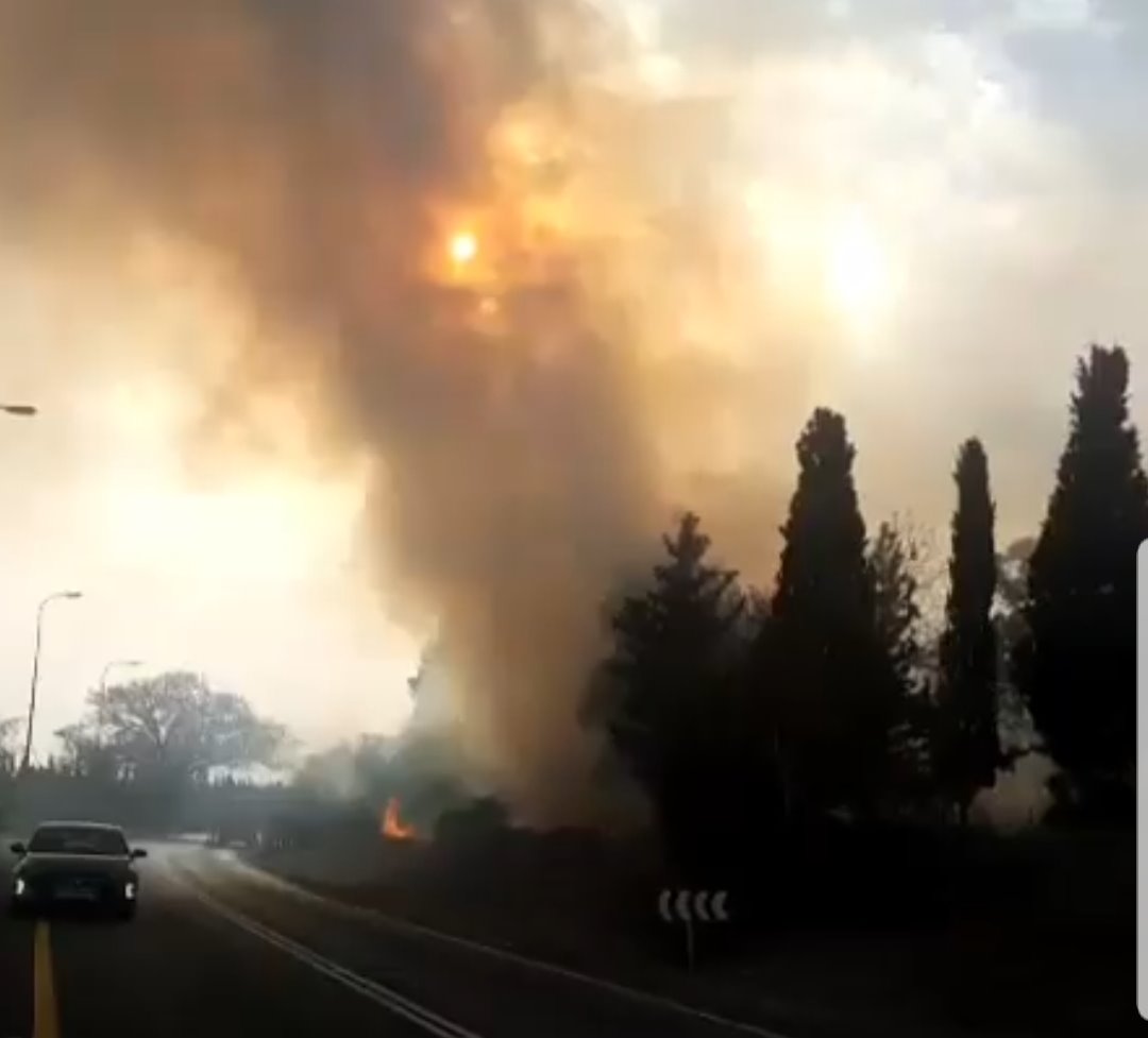 שריפה בעוטף עזה 