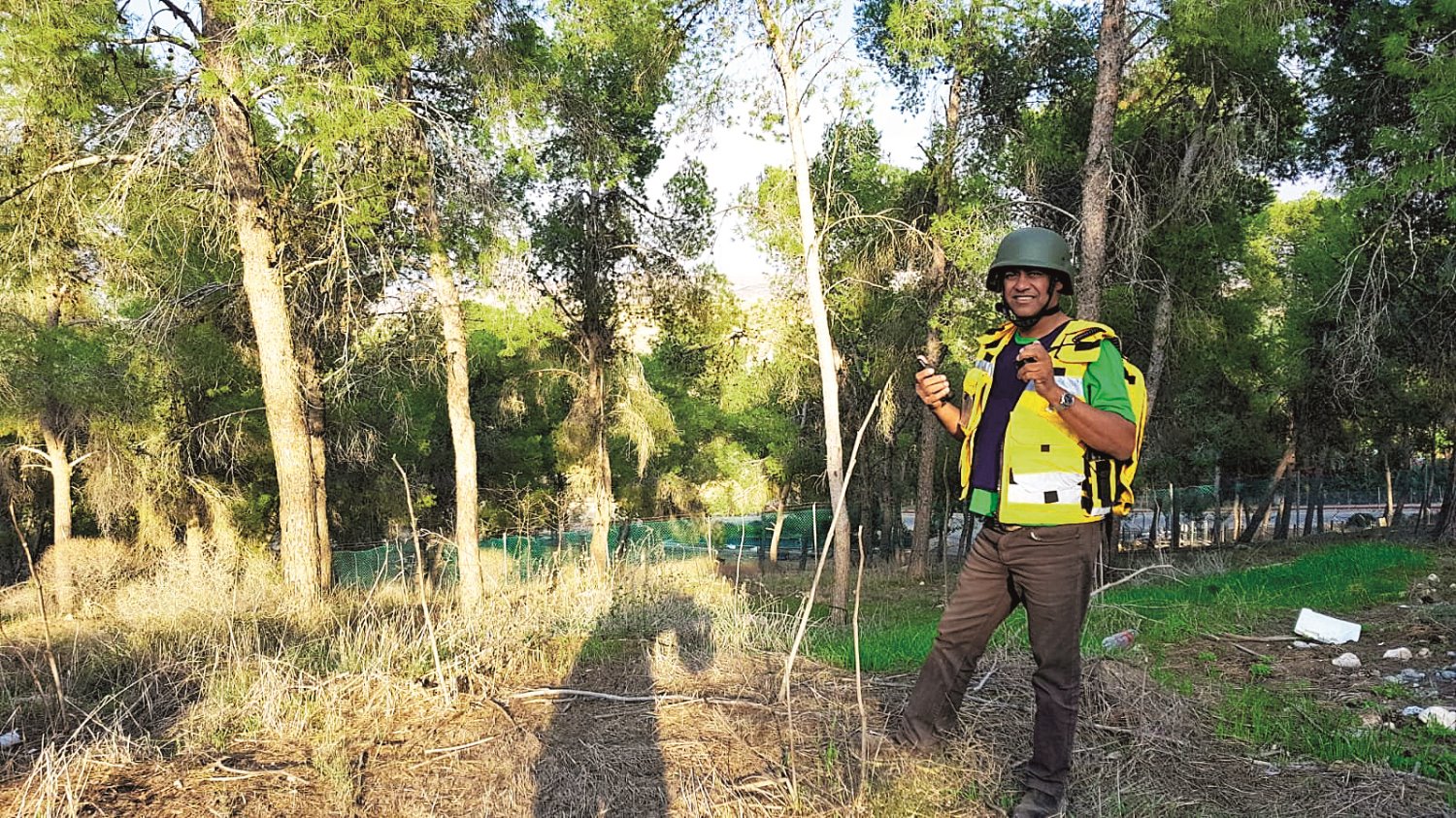 משה מרדכי. שיקום היערות ייקח שנים רבות. צילום פרטי