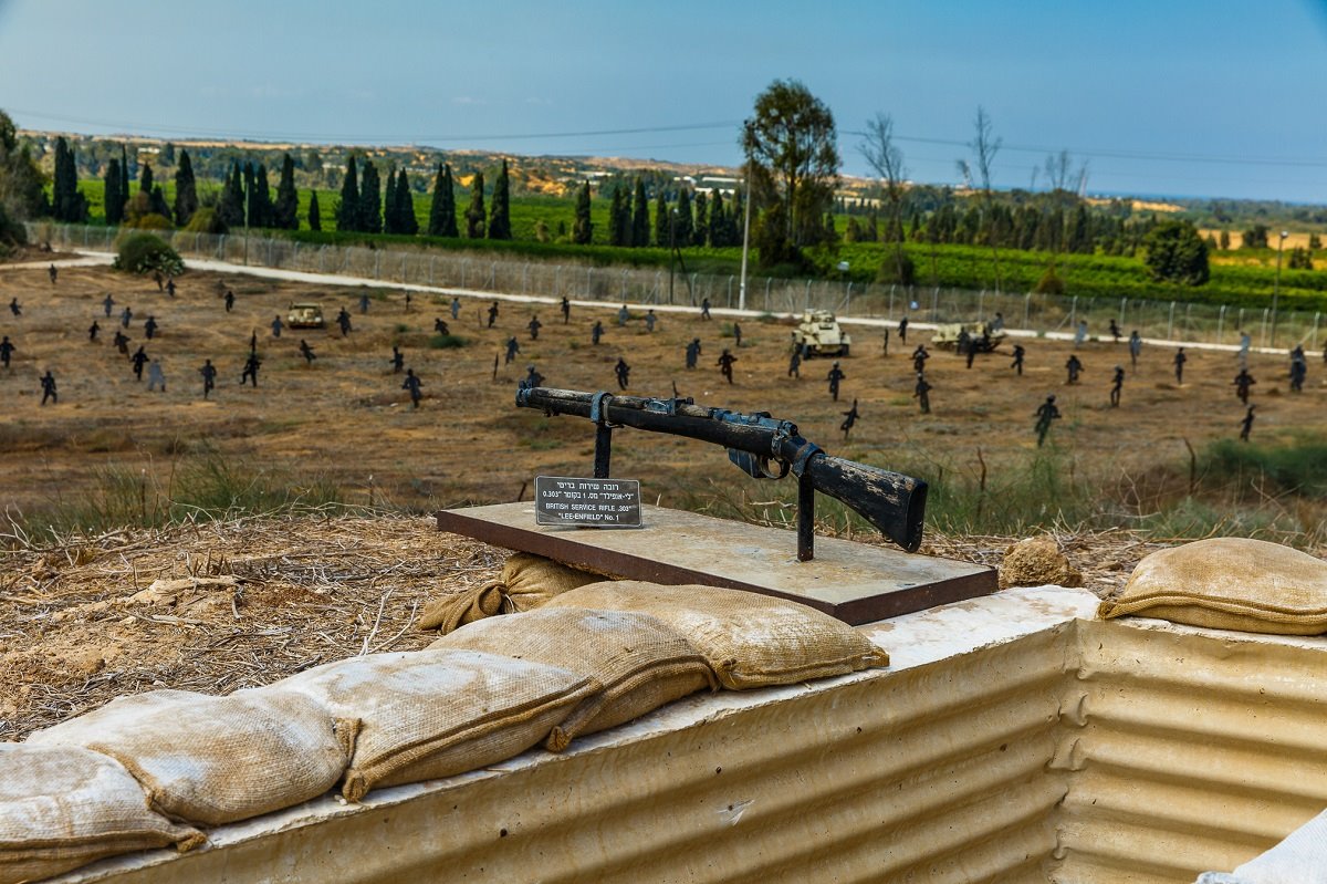אתר שחזור הקרב קיבוץ יד מרדכי- צילום צפריר ניר