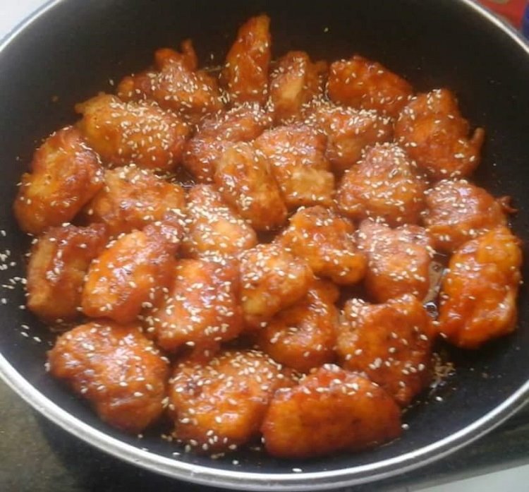 חזה עוף בבלילה ורוטב צ&#39;ילי מתוק