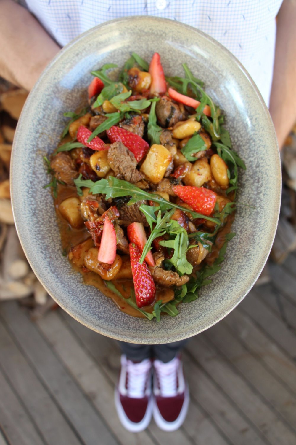 ניוקי פילה בקר בסילו. צילום: גל קולוג