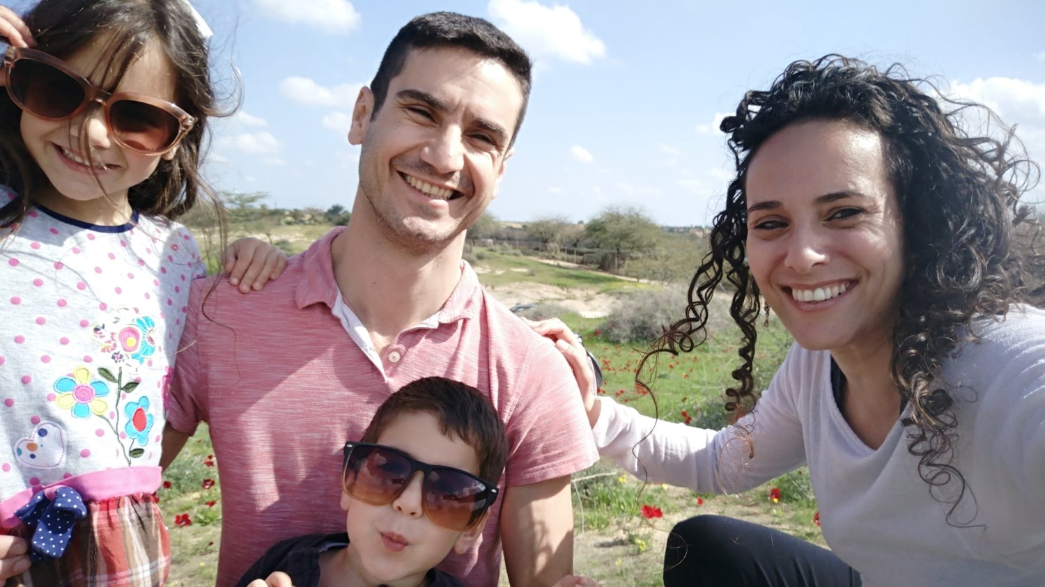 "ברגע שהגענו התאהבנו". משפחת עמרם-נתיב, צילום: אלבום משפחתי