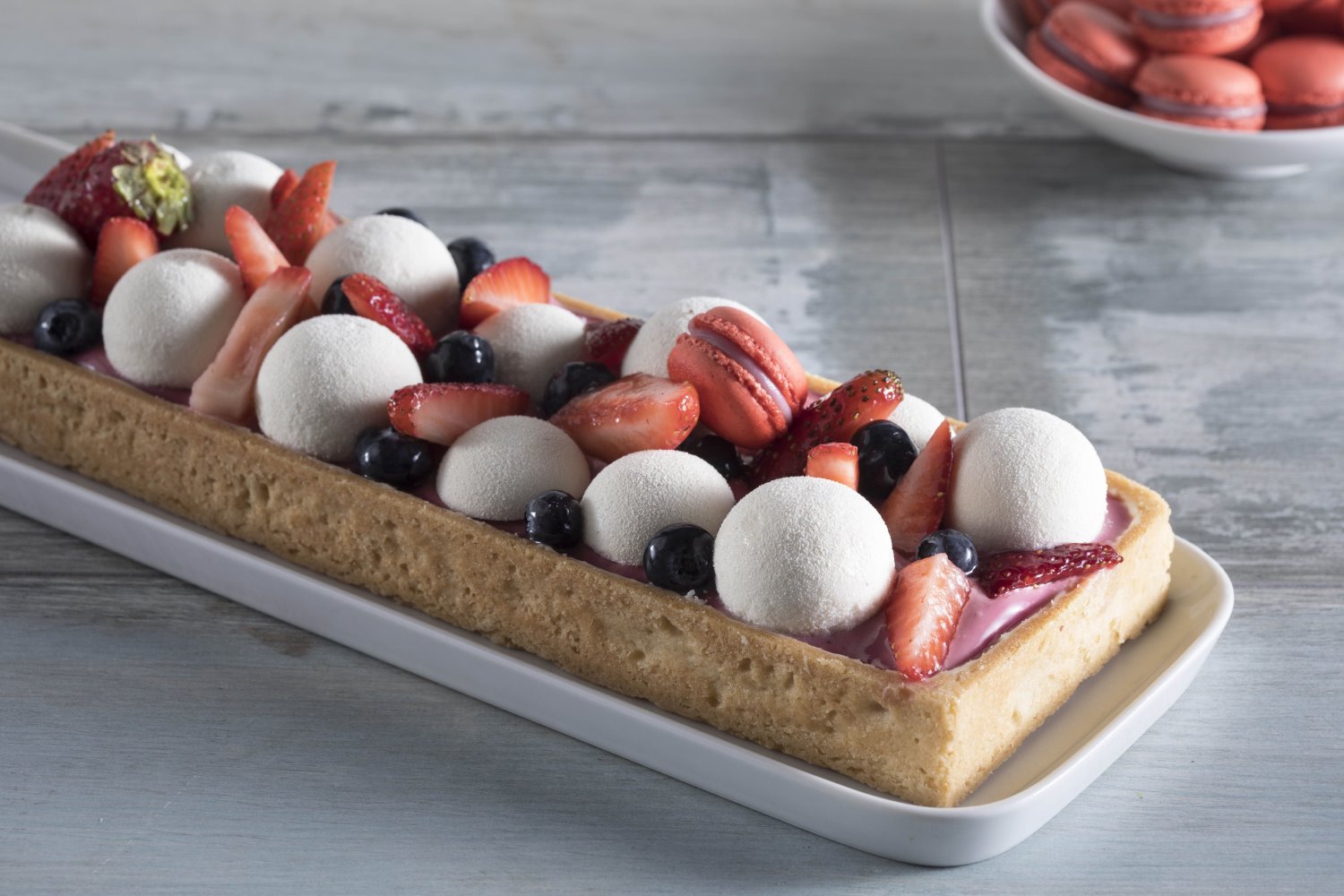 טארט פטל ומסקרפונה של טאטי בייקרי. צילום: דניאל לילה