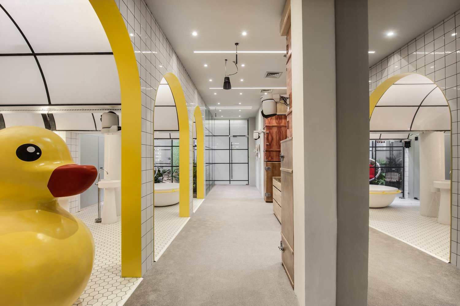 חדר הרחצה. צילום: עודד סמדר