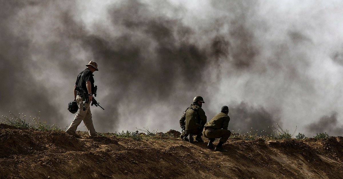 "להריח את העשן ואת הגז המדמיע". המציאות בקרבת הגבול עם עזה, צילום: יואב שפר