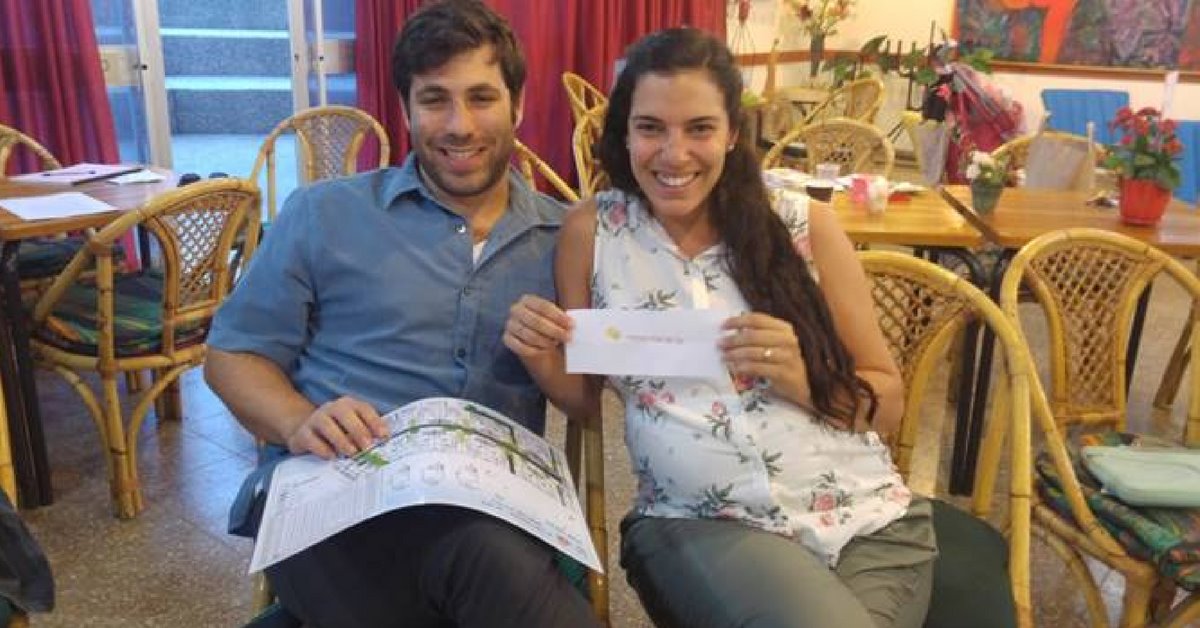 קהילה בריאה ומלוכדת. עדי ואפיר בן נון, מהמשפחות החדשות בניצנים, צילום: באדיבות קורום