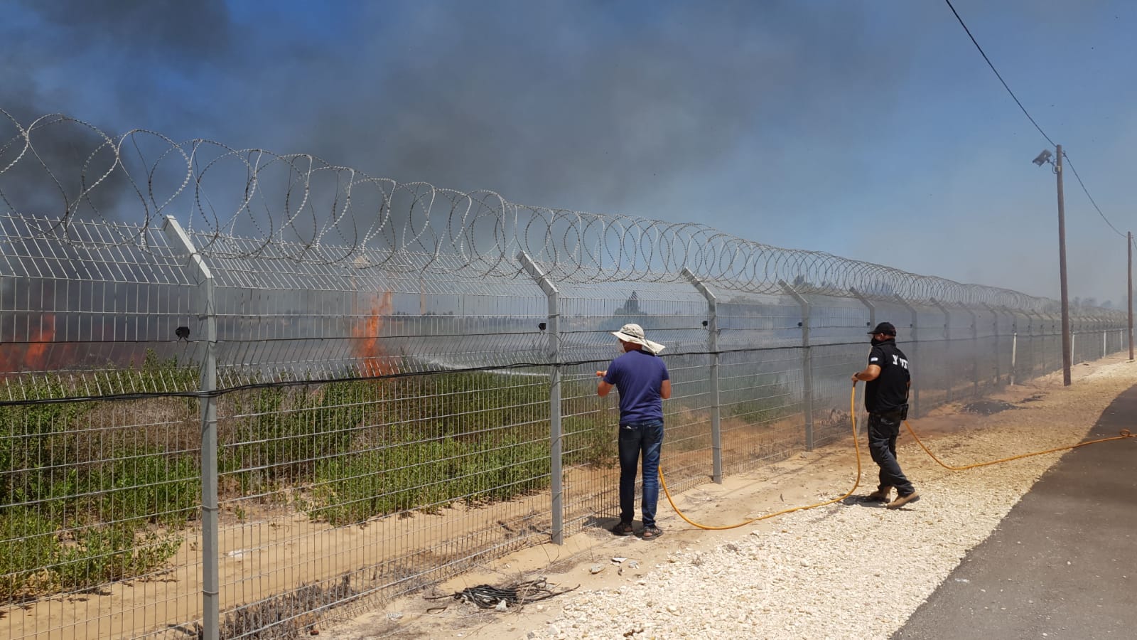 שריפה בשמורת כרמיה