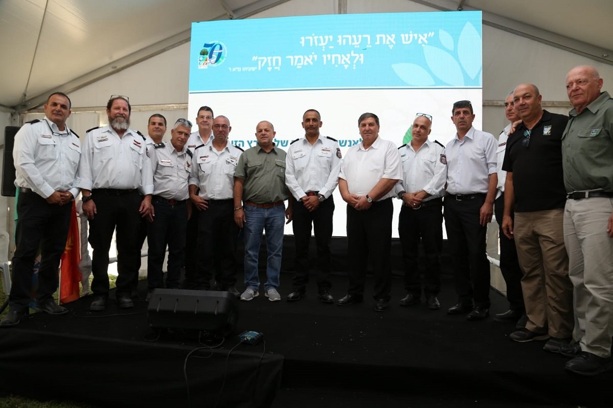 טקס הוקרה - צילום איציק לוגסי קק"ל