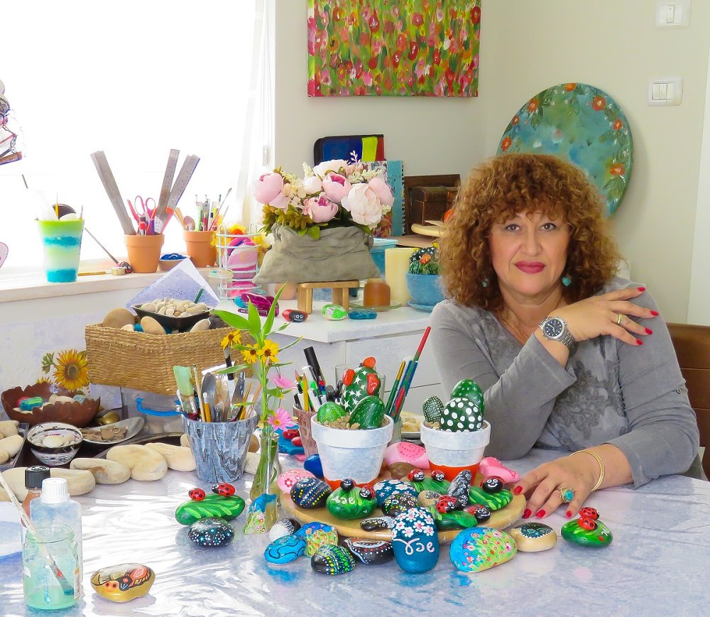 שרי חיימזון בסטודיו בתלמי יחיאל