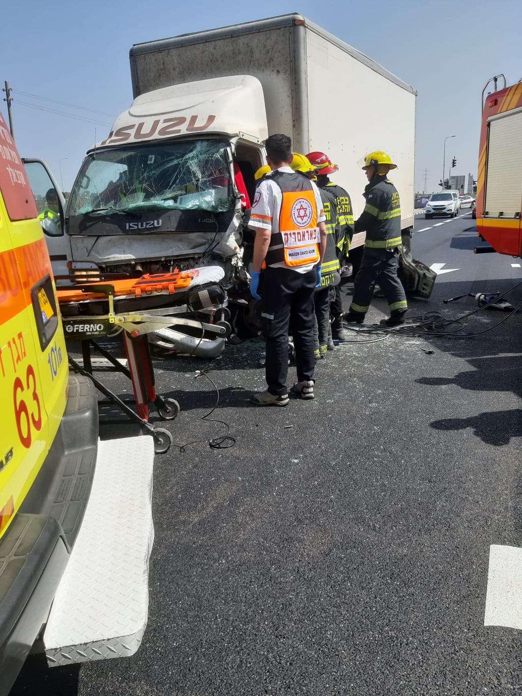 זירת התאונה