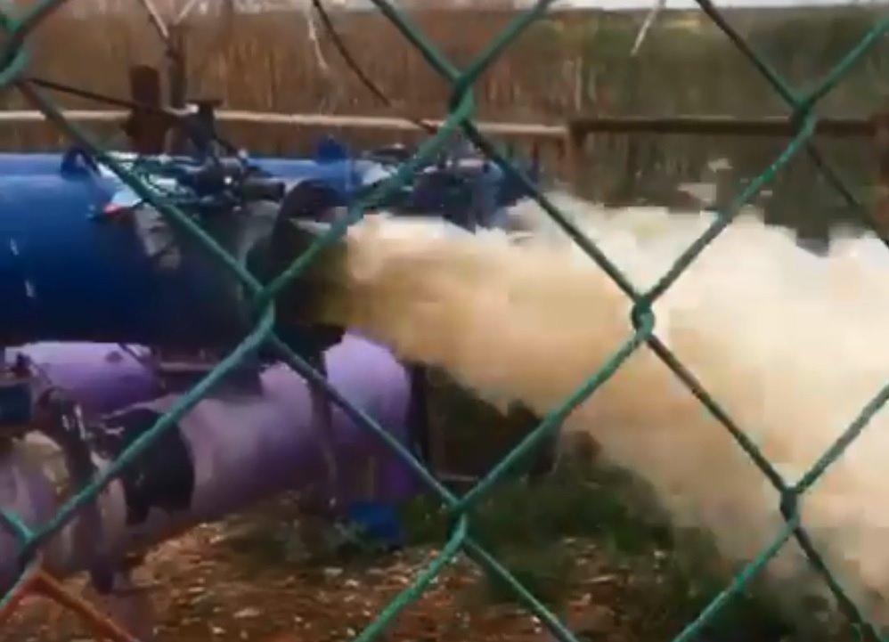 הזרמת השפכים לנחל לכיש