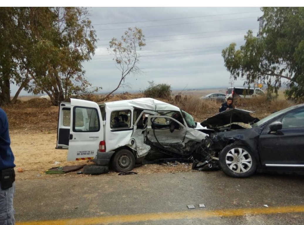 כביש 232 צילום דוברות משטרה