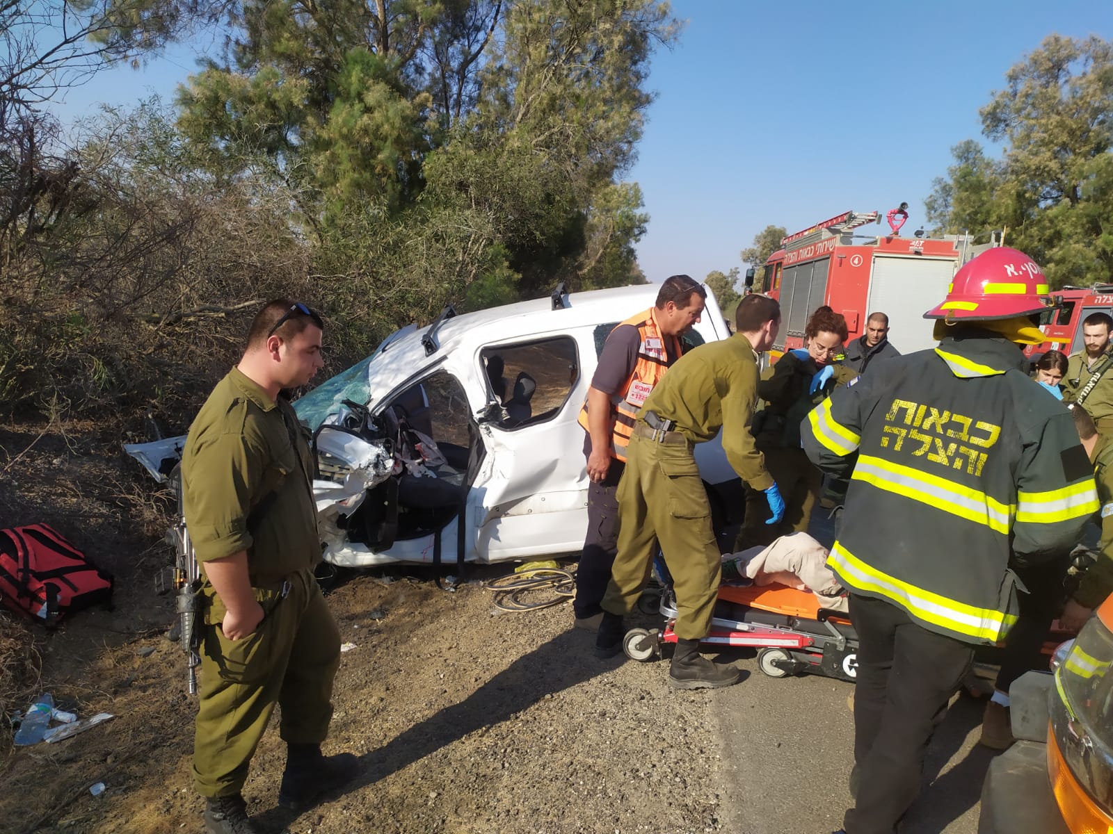  תיעוד מבצעי כבאות והצלה, נגב מערבי.