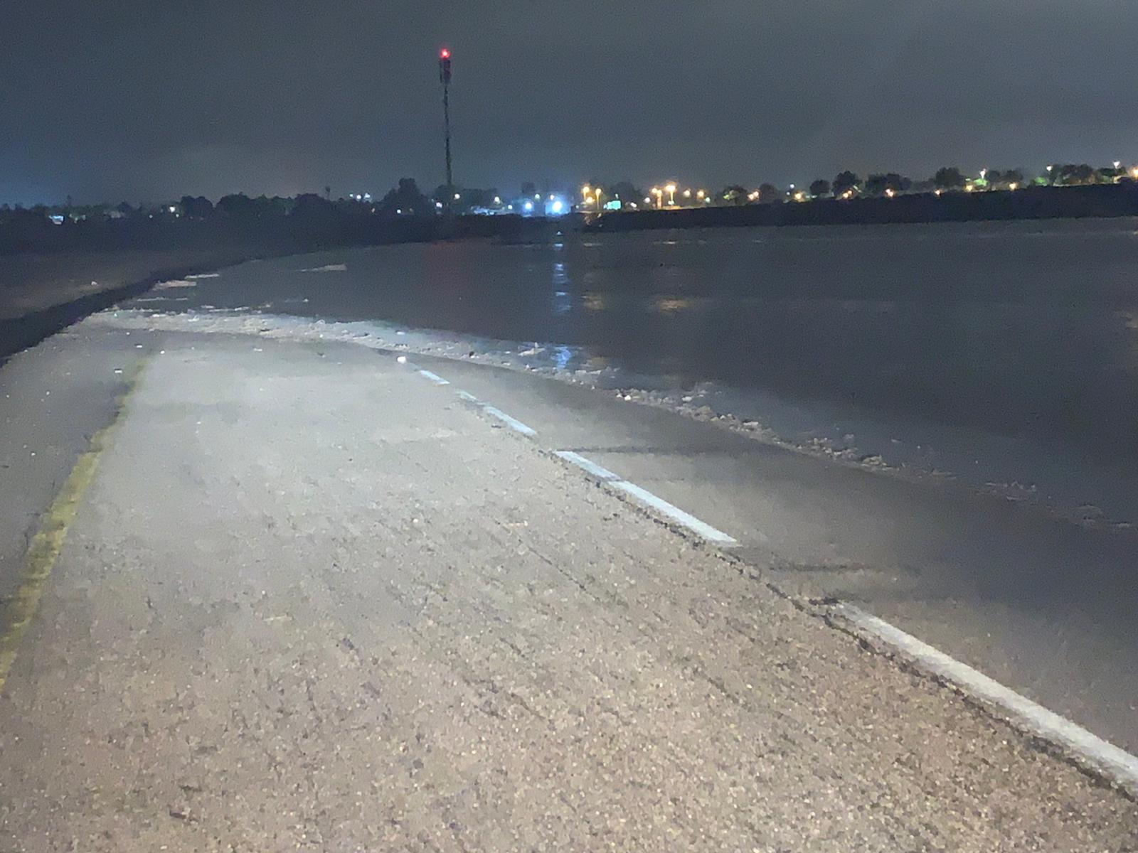 הצפה בכביש 3413