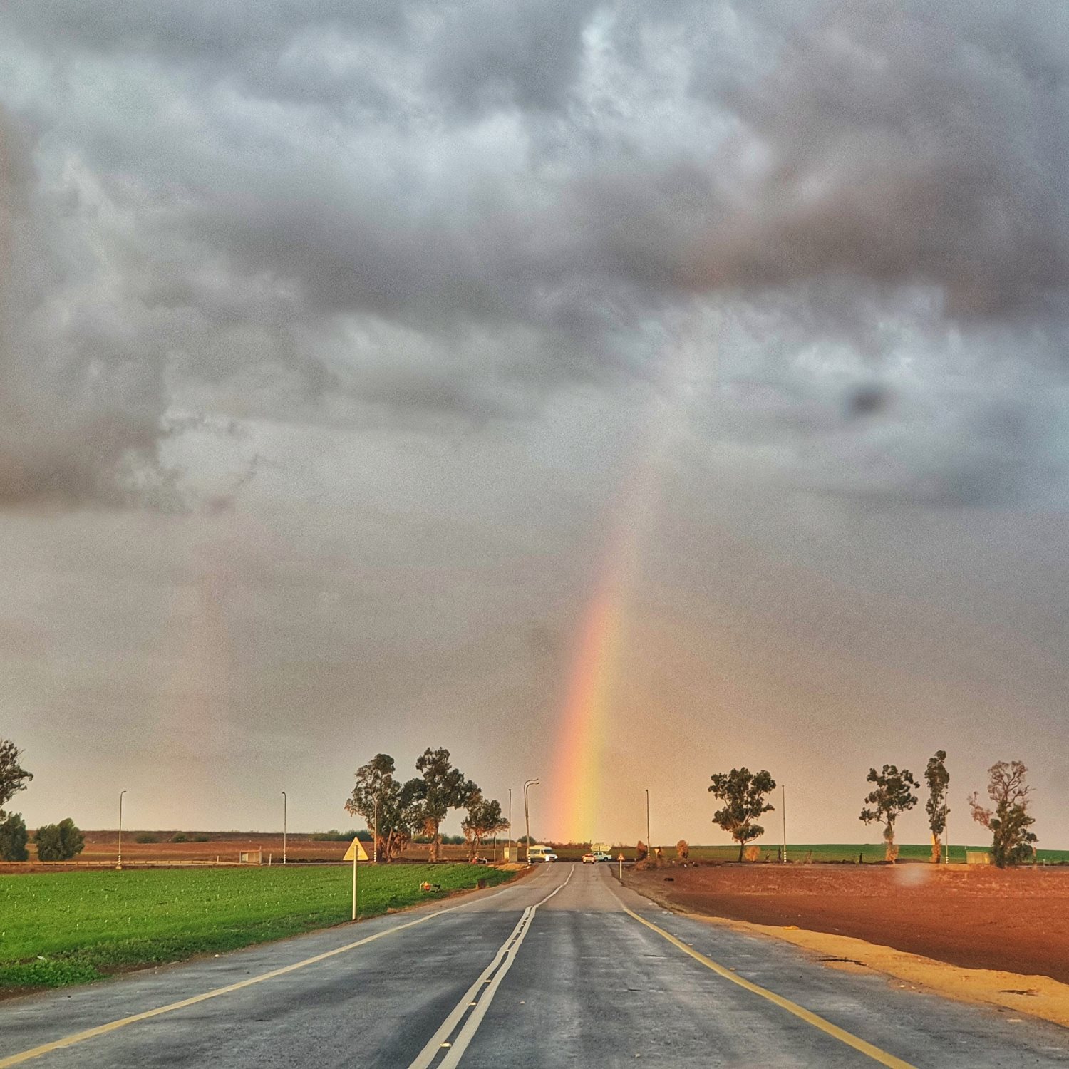 קשת ראשונה ביישובי הדרום- צילום אלדה נתנאל 