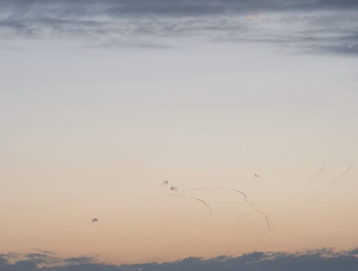 יירטים מעל אשקלון עזריאל ישראל 