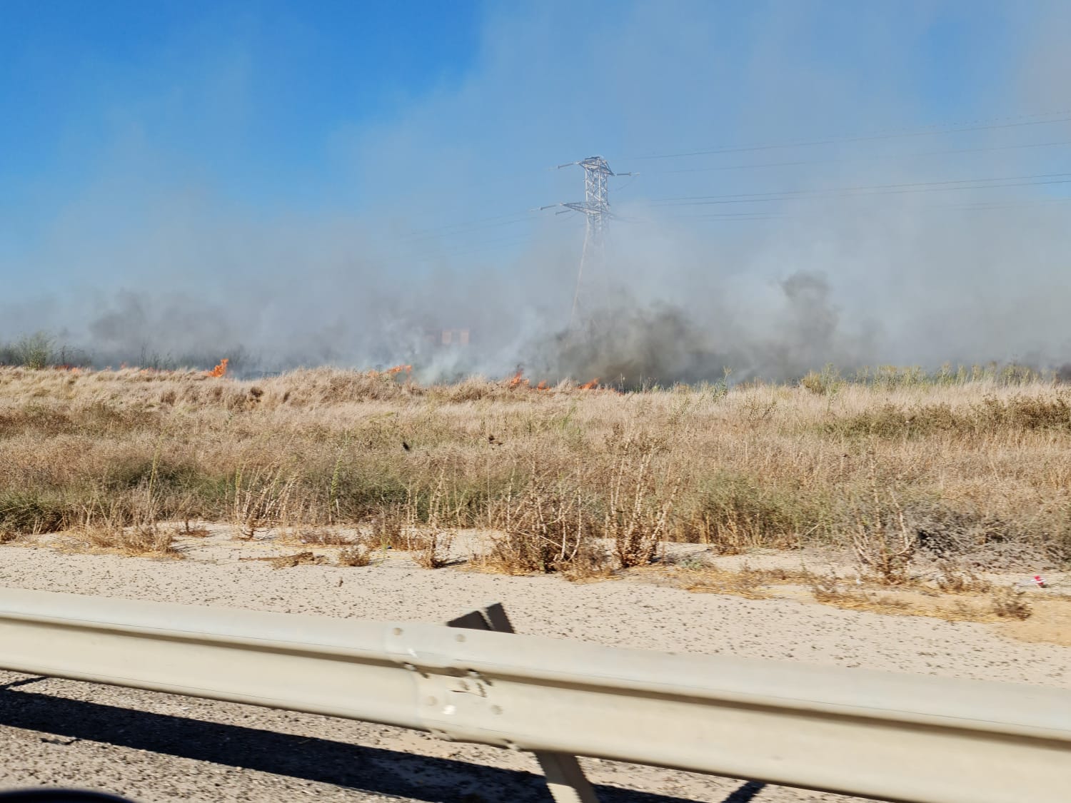 שריפה בגבים צילום יוסי נתנאל
