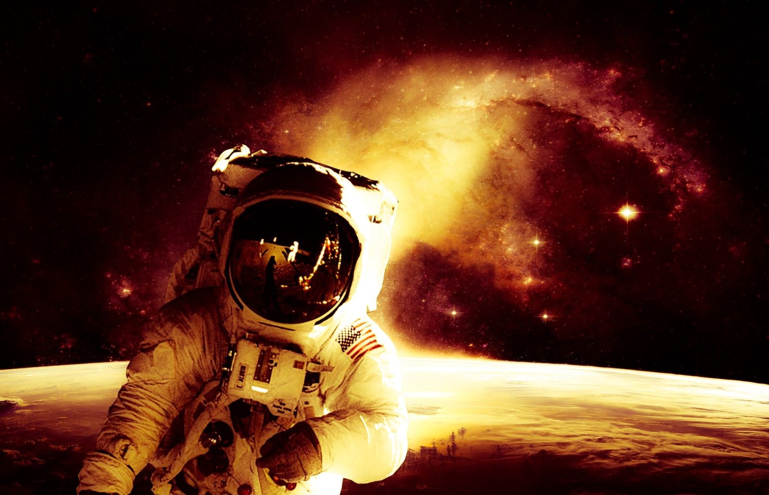 אסטרונאוט, החלל החיצון. צילום: mohamed Hassan from Pixabay