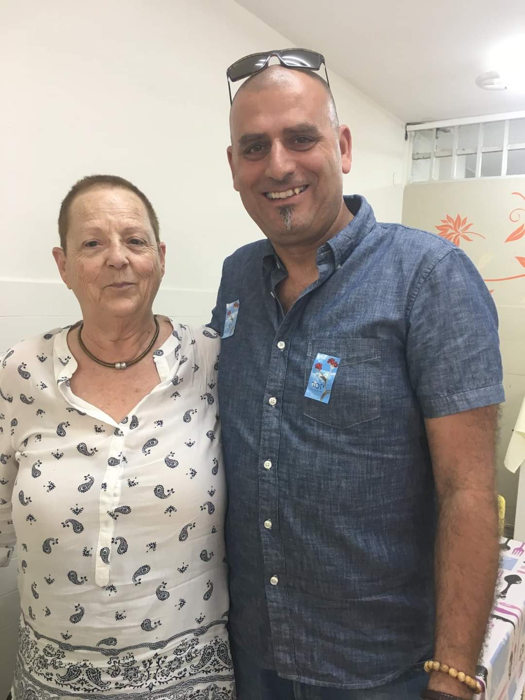 בתמונה ניסן חלבה  ונועה דובנו