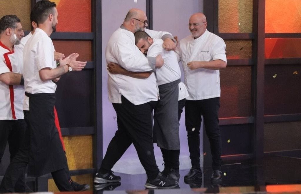 רגע הזכייה, מתוך "משחקי השף" של רשת 13. צילום: אור דנון