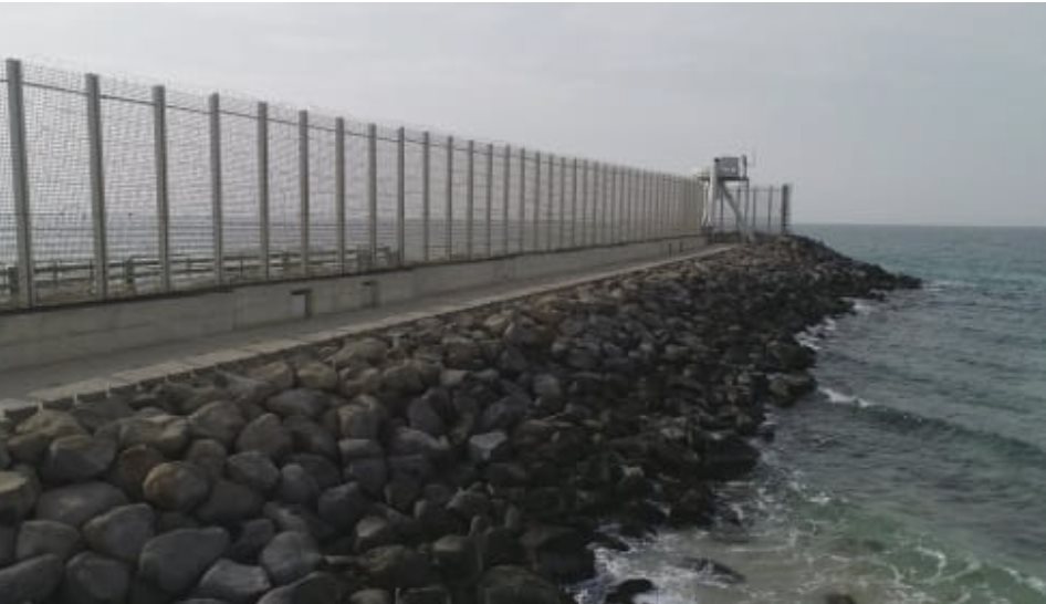 המכשול מול עזה צילום דובר צה"ל