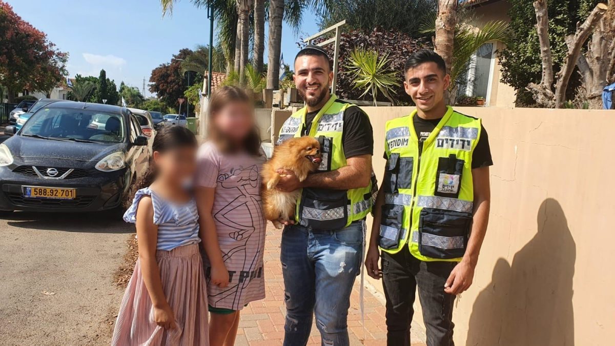 מתנדבי ידידים חילצו את הכלב 