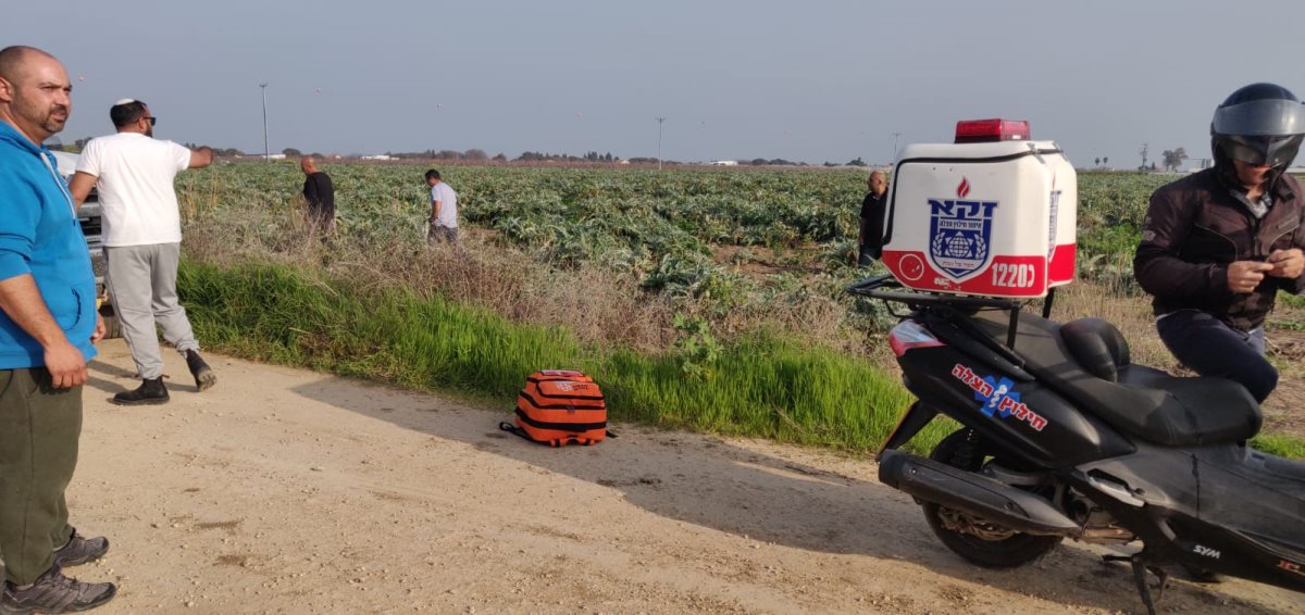 מהזירה בזרחיה: צילום- דוברות איחוד הצלה.