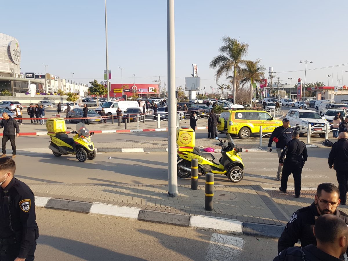 זירת האירוע. קרדיט - מד"א