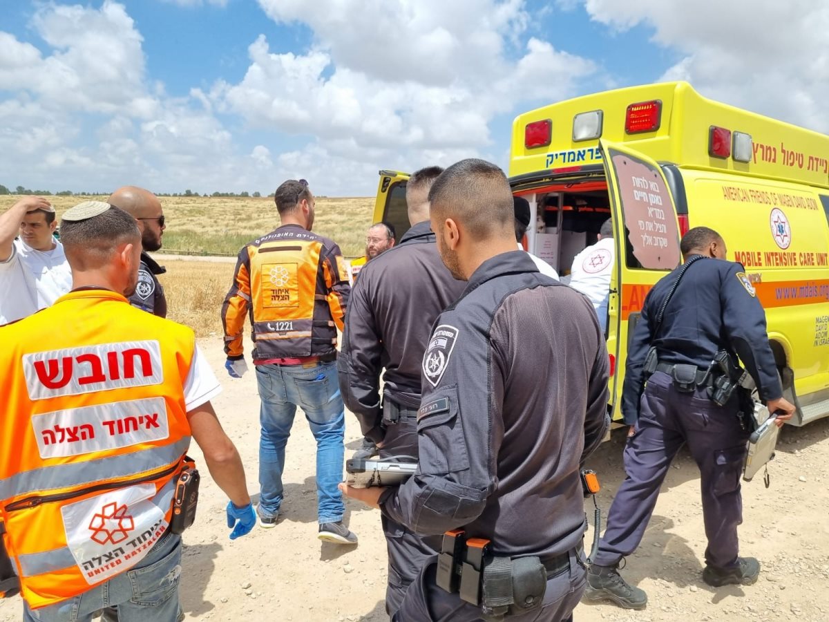 כוחות הרפואה בשמורת פורה. קרדיט - איחוד הצלה