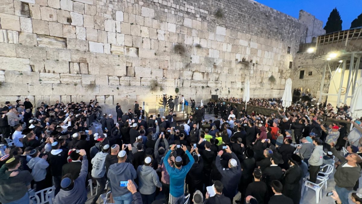 צילום הקרן למורשת הכותל המערבי