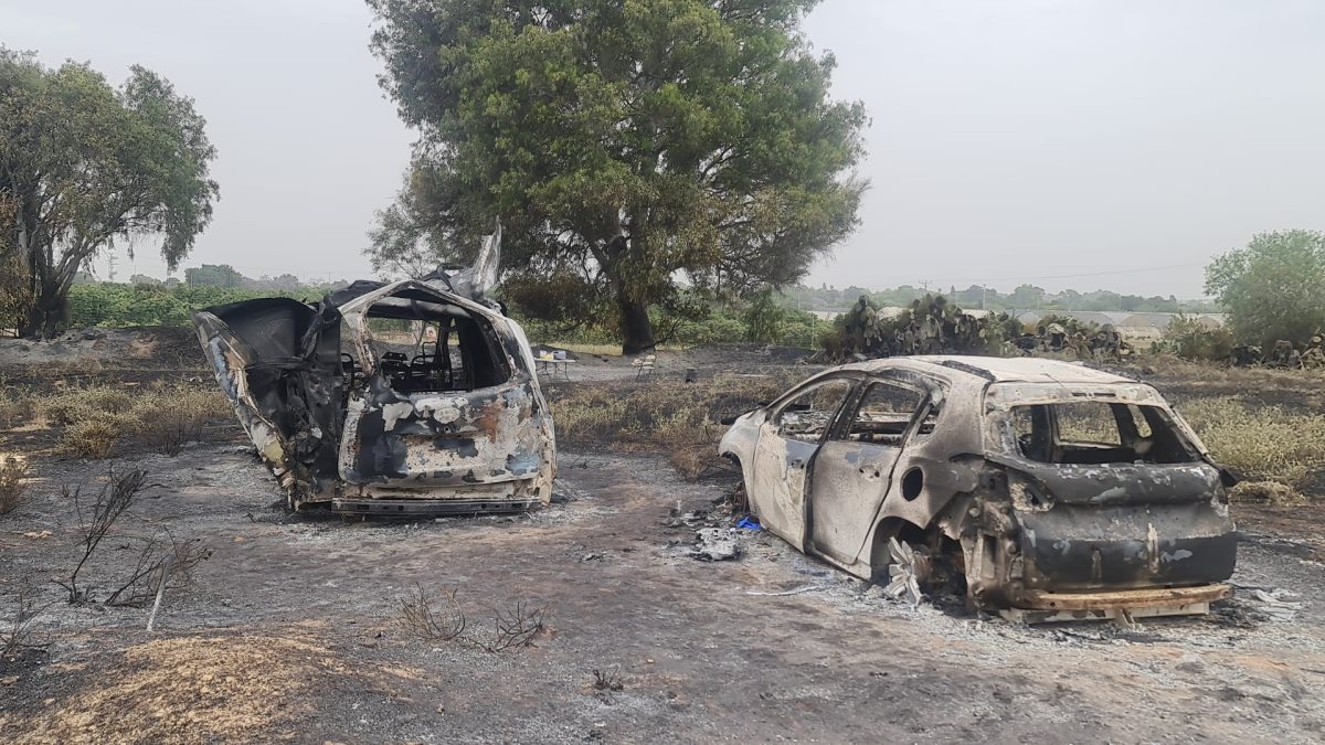 כבאות מחוז דרום - רכבים שנשרפו כליל