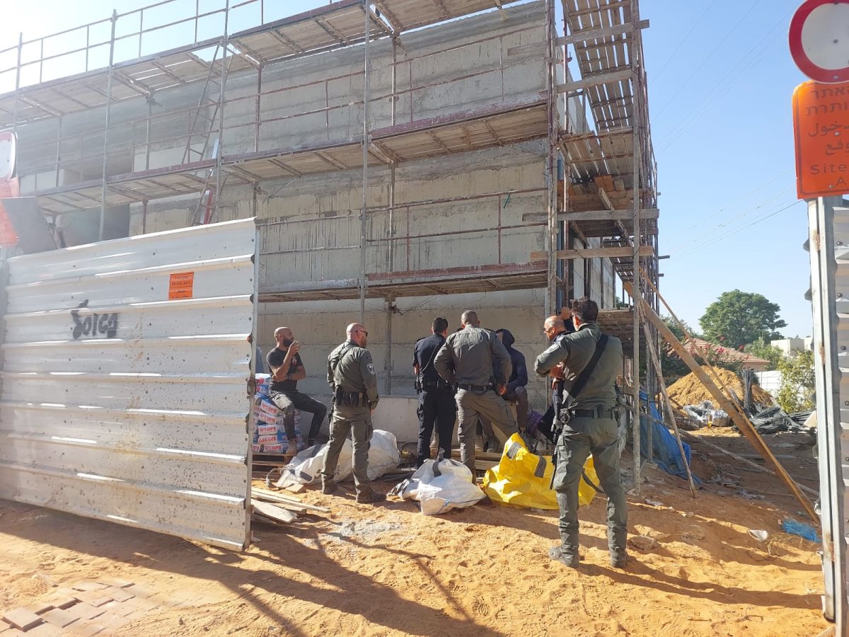 צילום מזירת האירוע גל רכז ביטחון