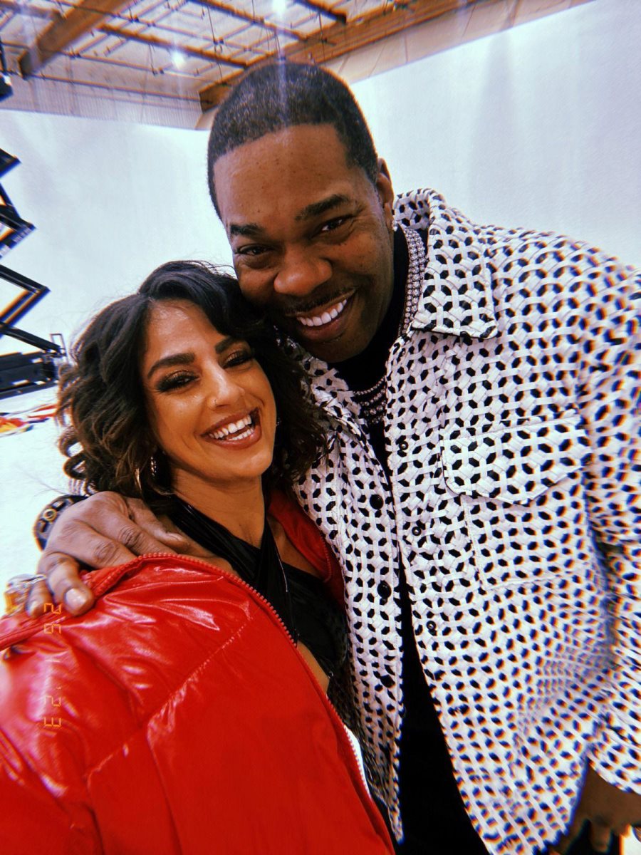 עם הראפר באסטה ריימס. צילום באדיבות המרואיינת