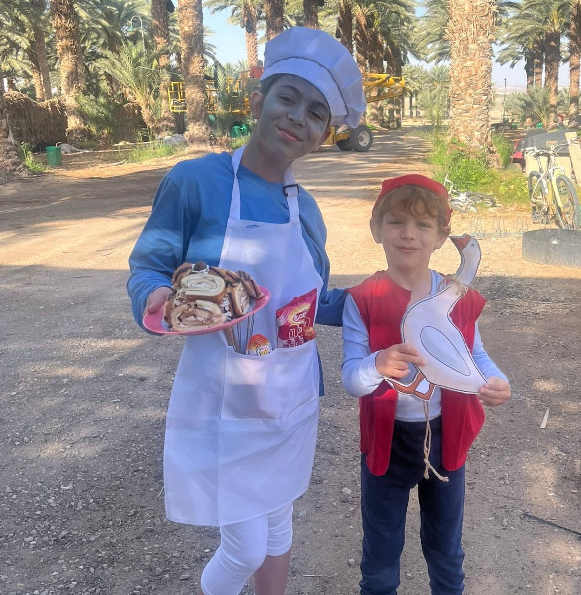 מימין- נדב (6) ואלונה (11) פוליבודה מחצבה. קרדיט צילום שרית אשכנזי פוליבודה  