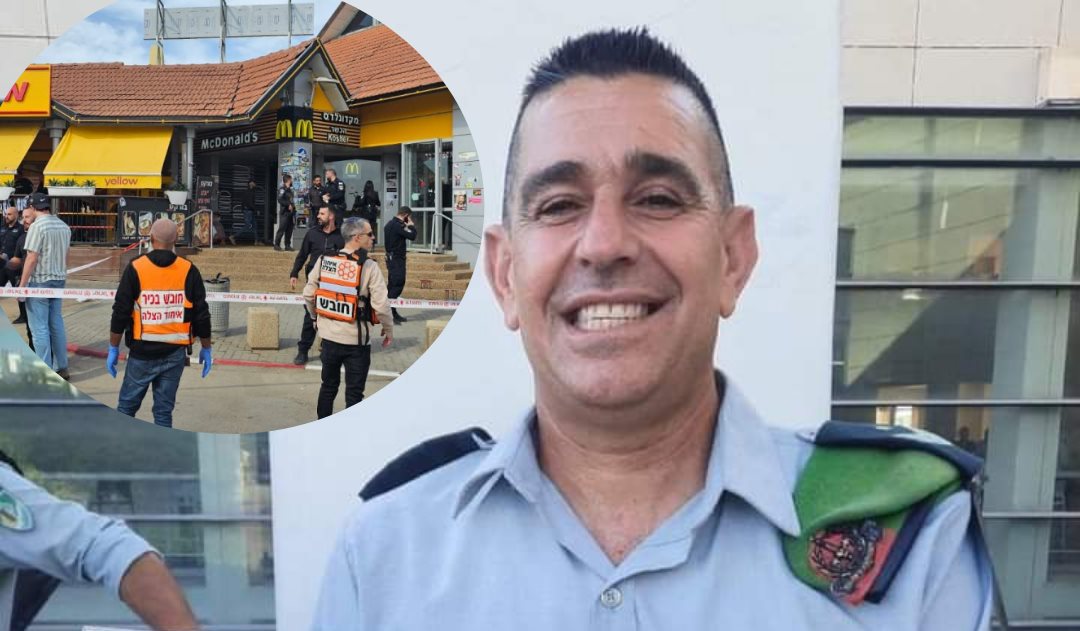 רנ"ג אורי מויאל ז"ל וזירת הפיגוע. קרדיט - איחוד הצלה/תוכן גולשים ע"פ סעיף 27א'