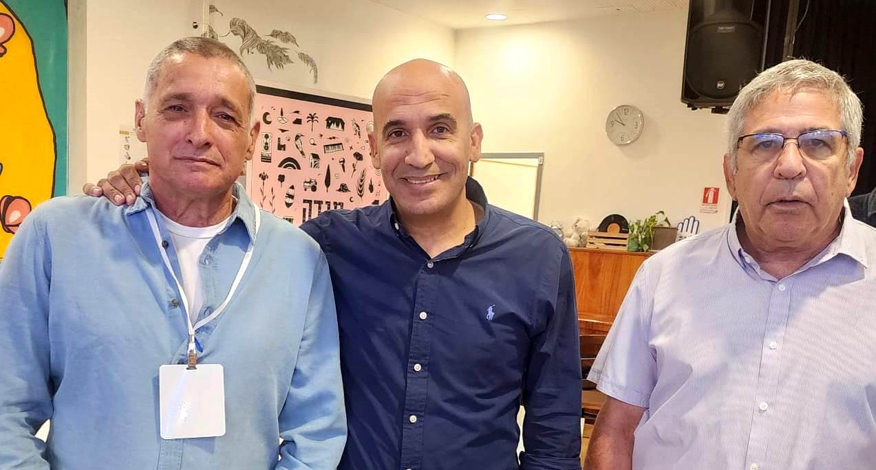 מימין- אורי דורמן עמית יפרח וירון בלחסן