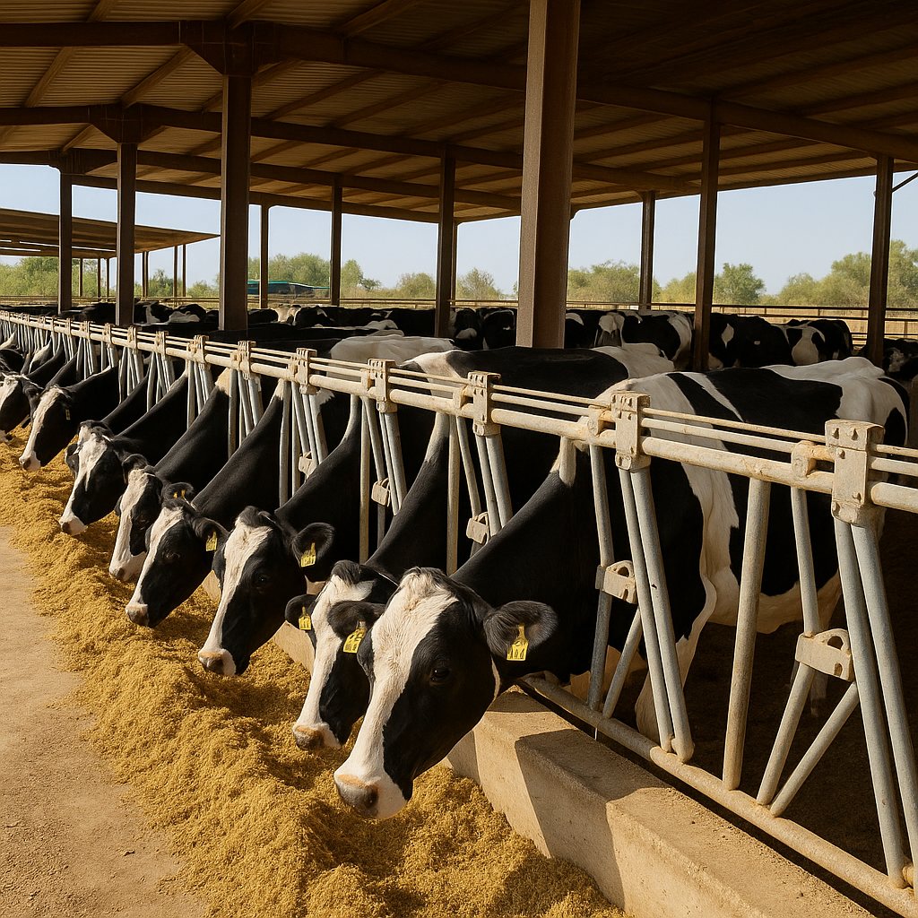 רפת אילוסטרציה ai