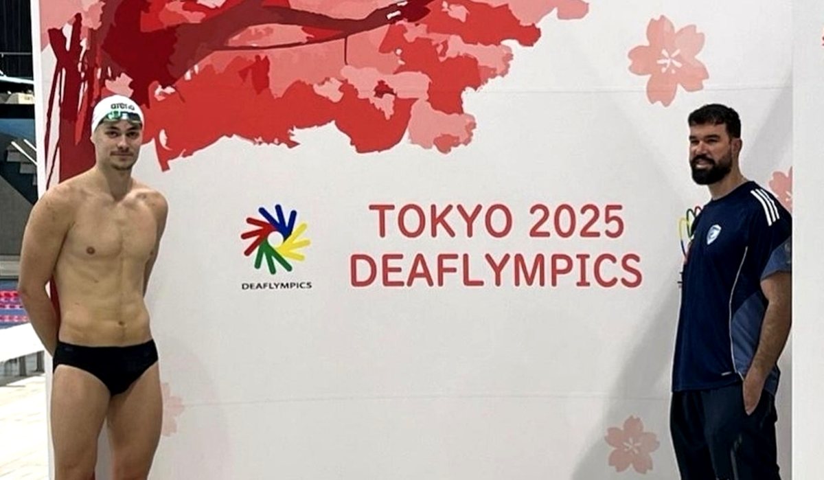 נתן גוטפלד מהערבה התיכונה- באולימפיאדת כבדי השמיעה והחרשים בטוקיו